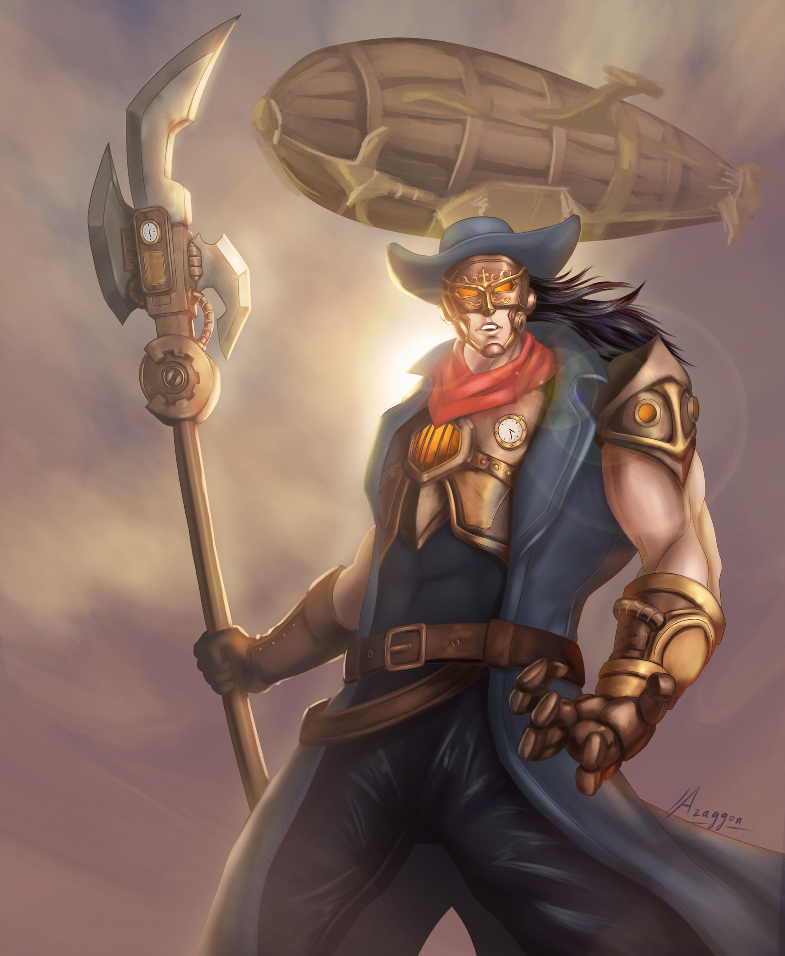 Azaggon :: - Steampunk warrior