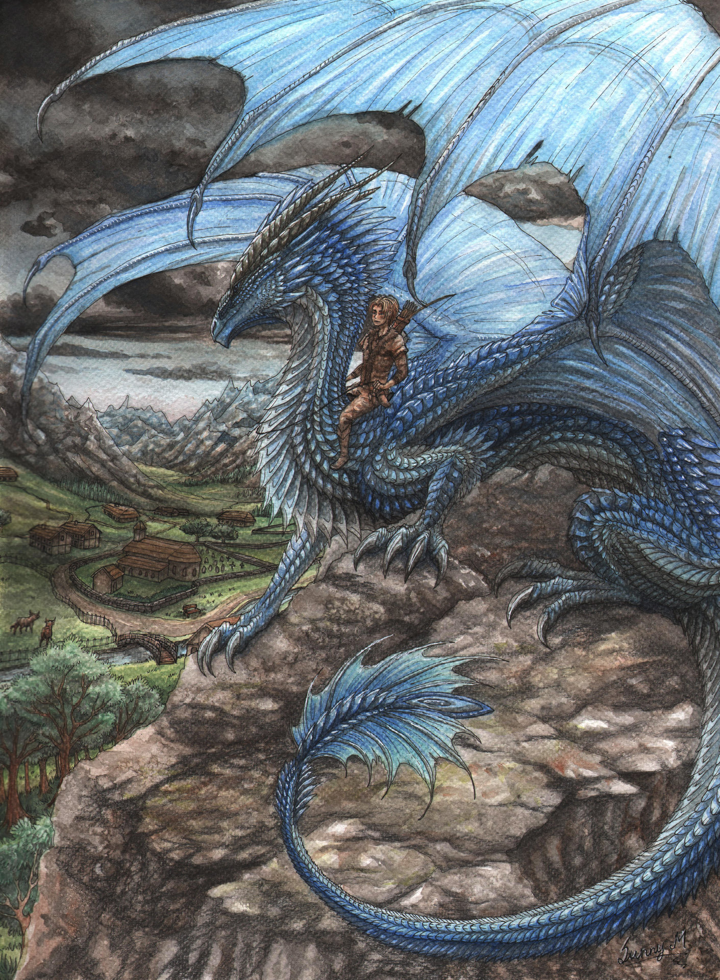 ArtStation - Saphira and Eragon