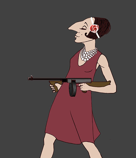 Lena Smigunova Gangster Girl With Tommy Gun Cartoon Character Concept Find the perfect cartoon characters with guns stock photos and editorial news pictures from getty images. gangster girl with tommy gun