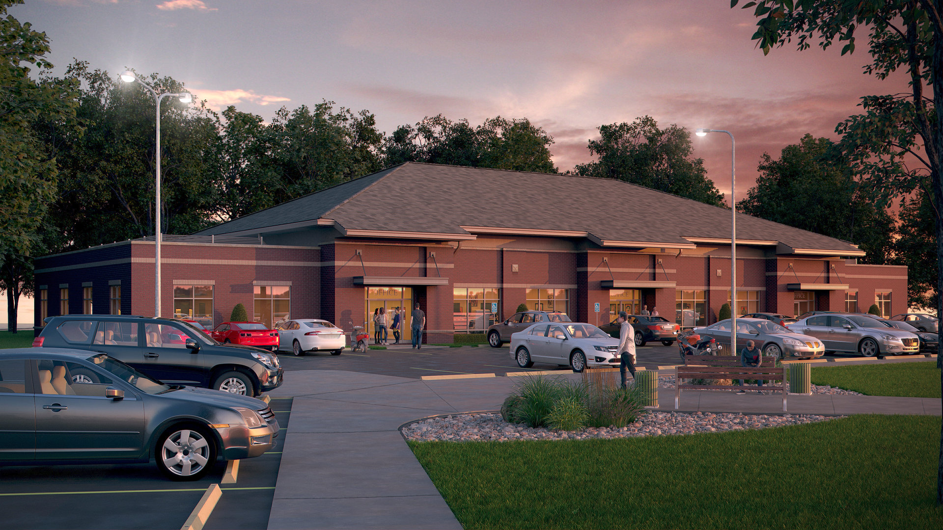 Bobby Parker Single Story Office Building