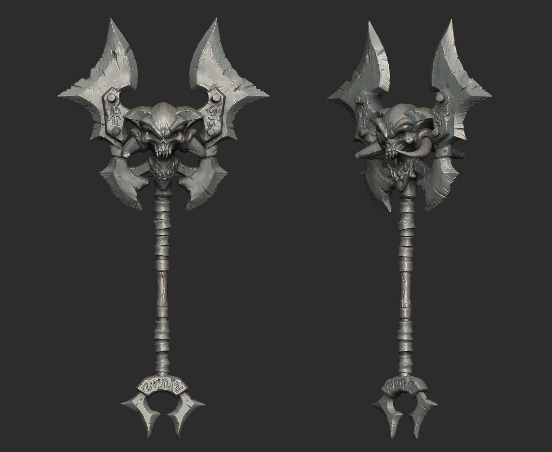 ArtStation - Zbrush sculpting - Axe