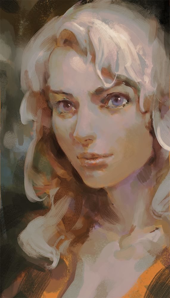 Artstation White Hair Lady Sunder Raj