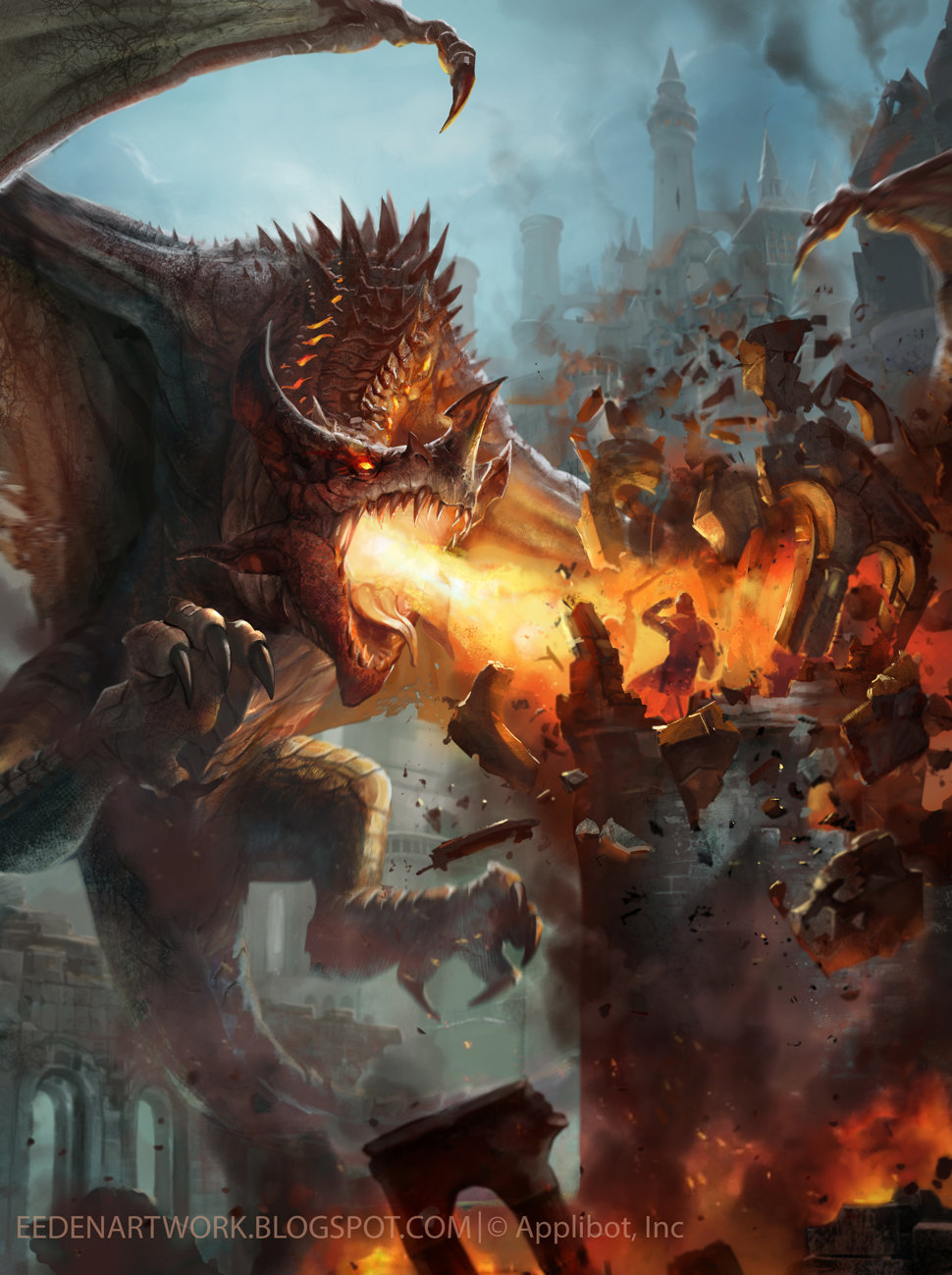 Overlord dragons wingback deals chair