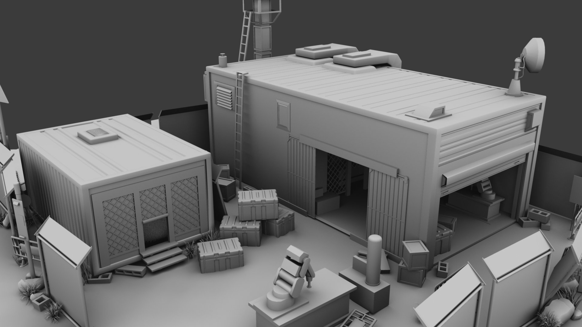 Artstation Military Camp Area Mahesh Kalluru