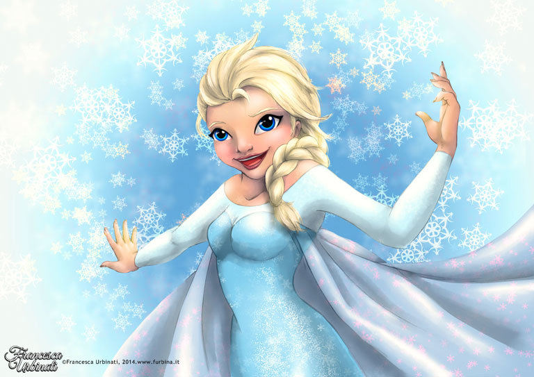 Artstation Ice Queen Elsa From Disney S Frozen Fanart Francesca