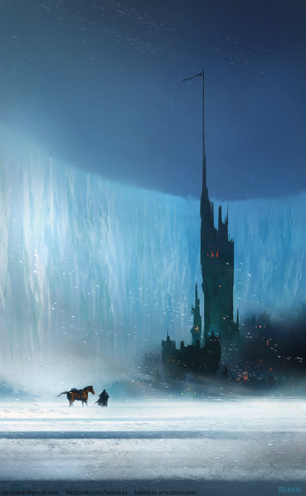 Artstation Castle Black Got Fanart Christopher Balaskas