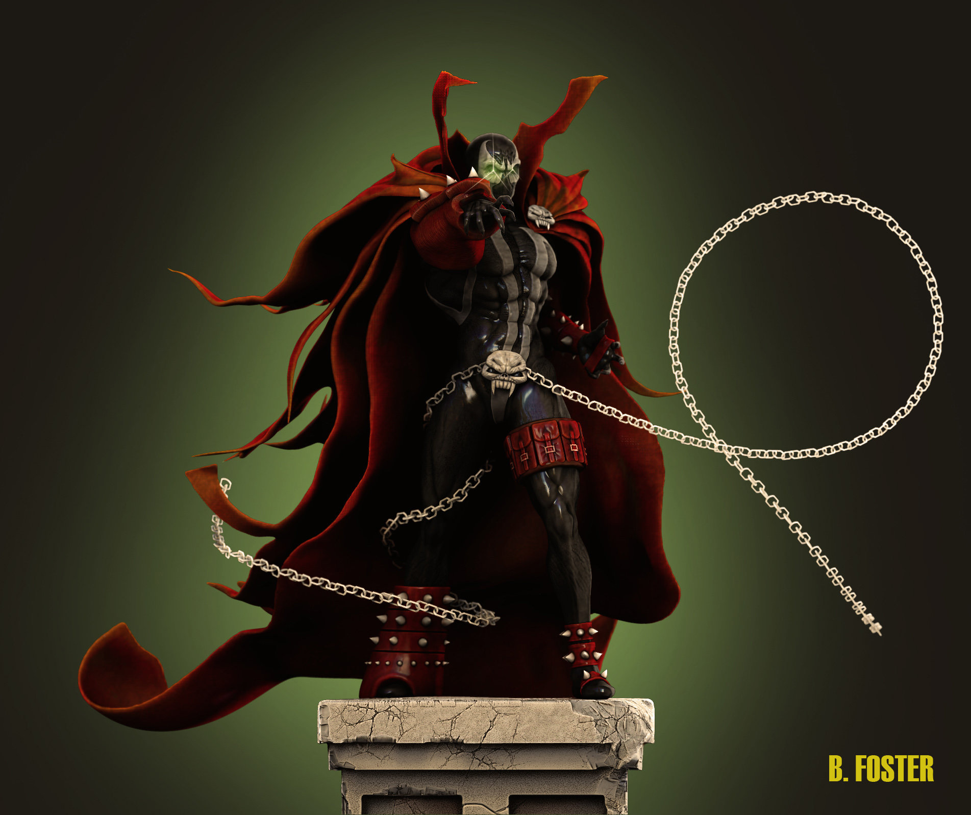 Artstation Spawn V 2 Render Bern Foster