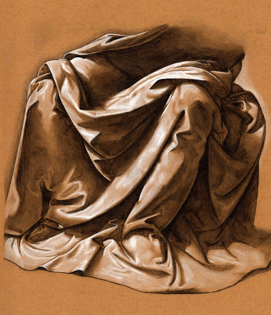 ArtStation Cloth study of Leonardo da Vinci