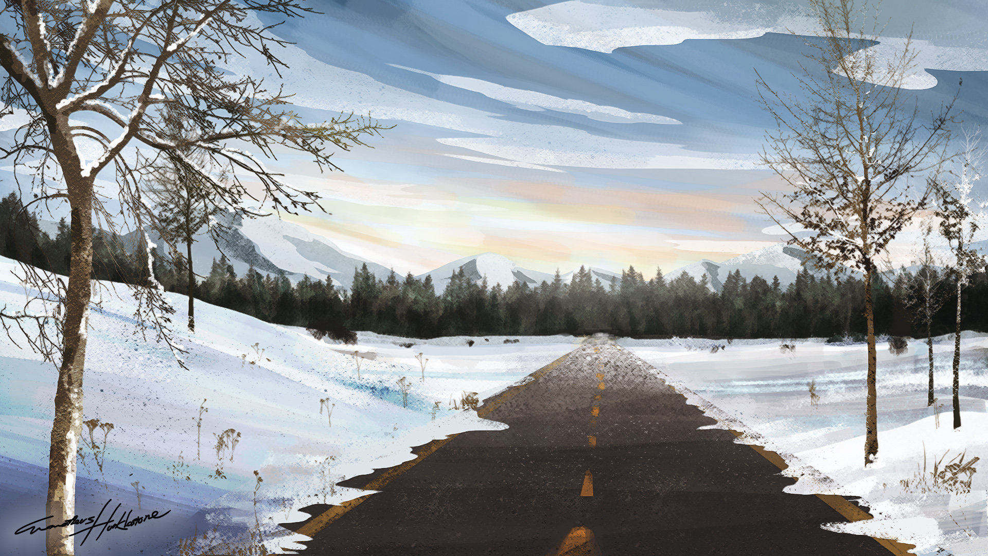 ArtStation - Winter Concept Art