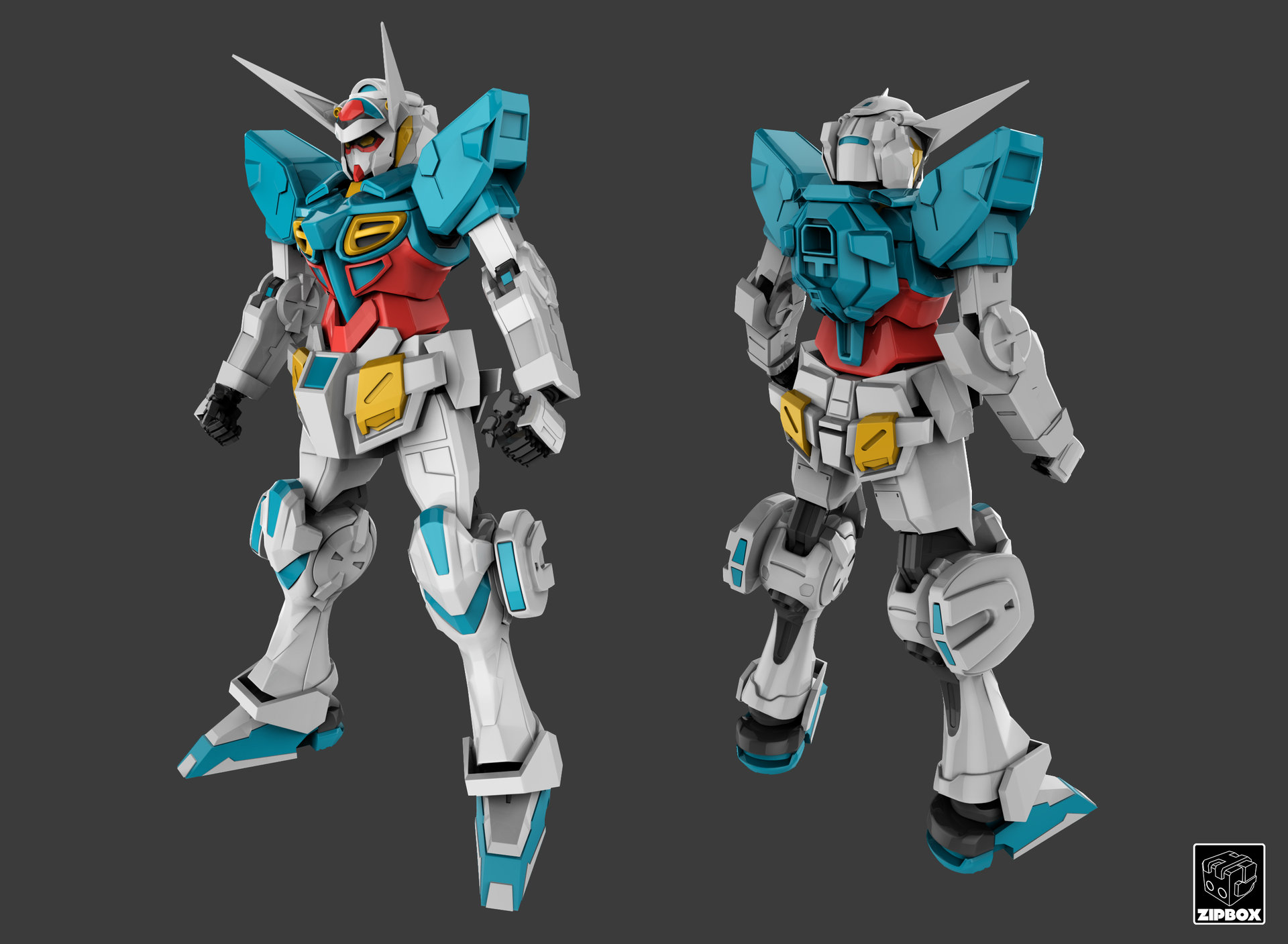Artstation Gundam G Self Wip