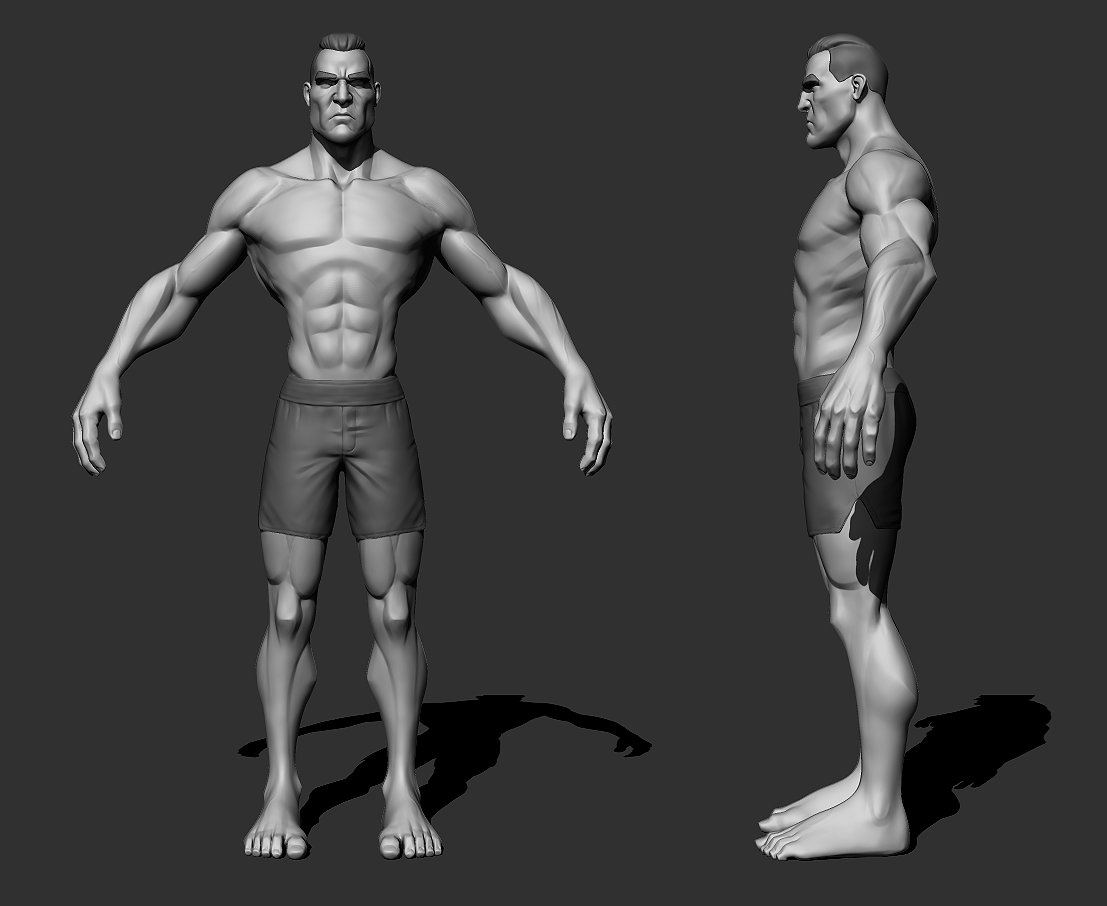 Stylized Muscular Body Reference Artstation Stylized Male Stoyan Dimitrov artstation stylized male stoyan dimitrov