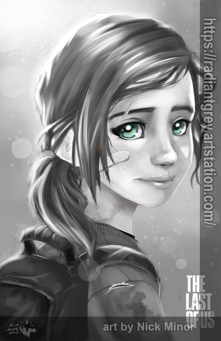 Ellie - The Last of Us - Drawing by Sniper4Ever