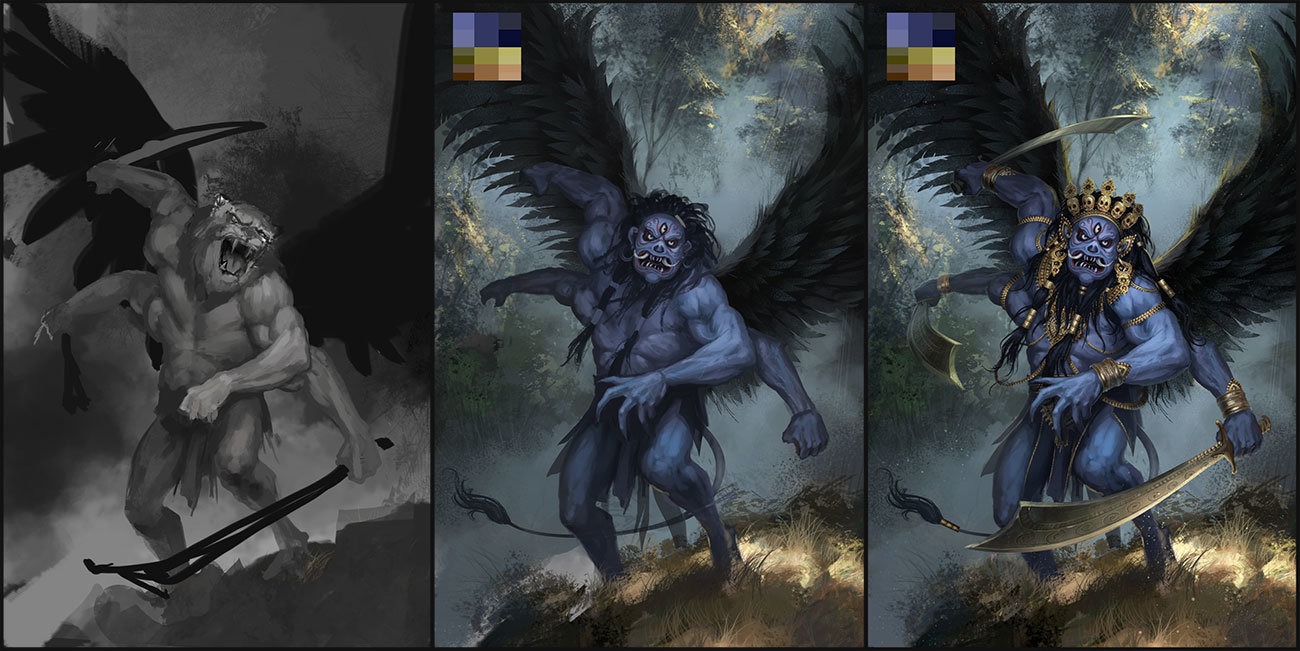 ArtStation - Rakshasa Demon