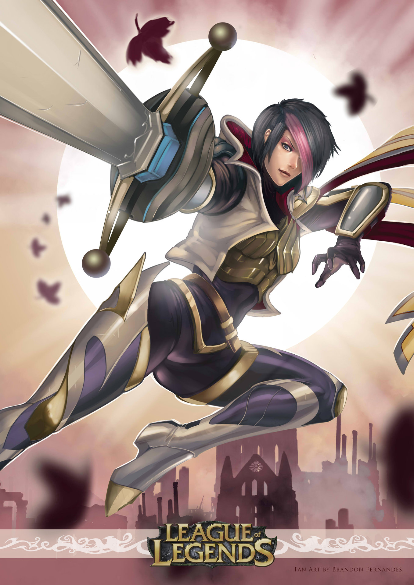 This is a fan art of one of my favorite champions in League of Legends. 