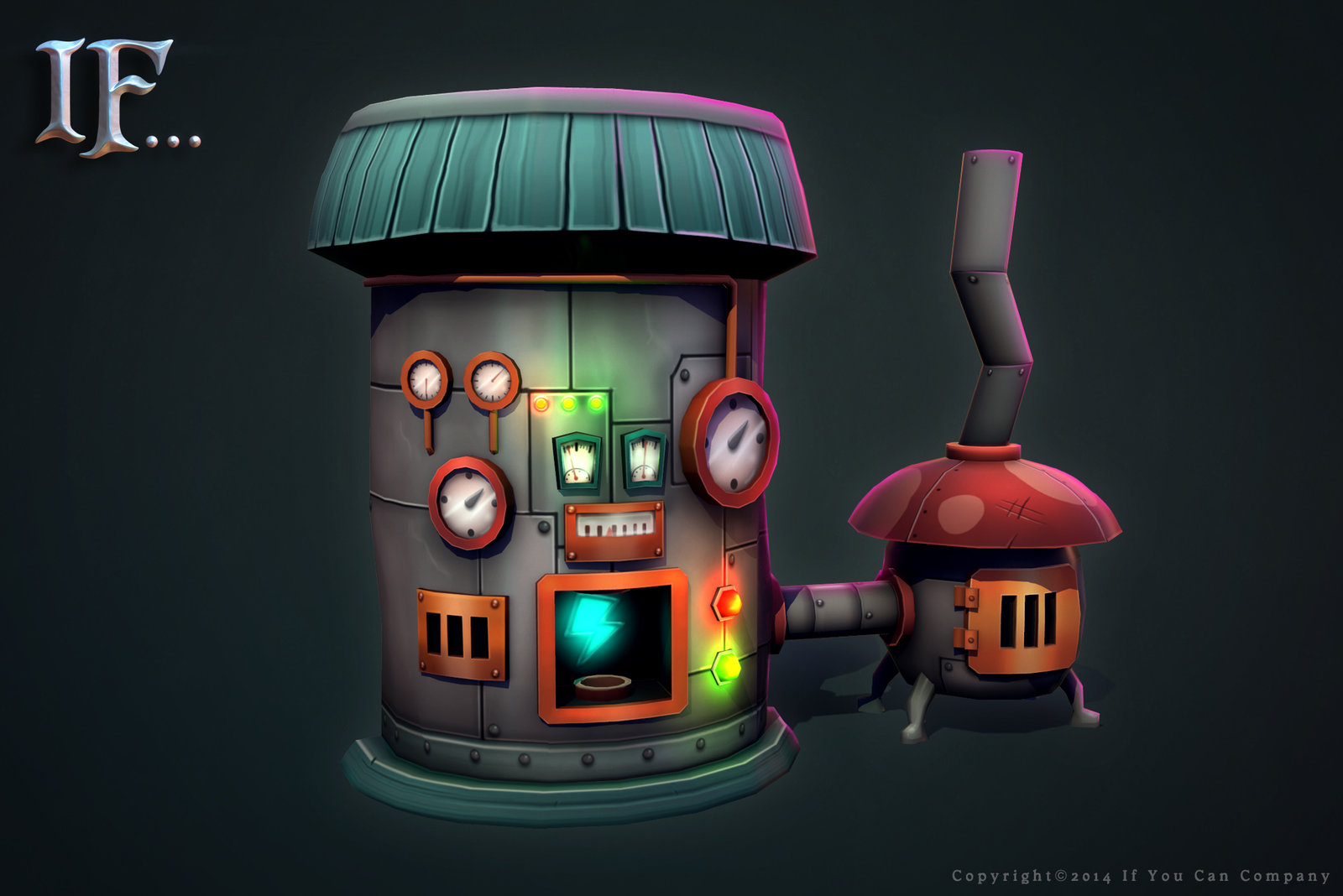 Imago ovens. Modeled and textured by me.