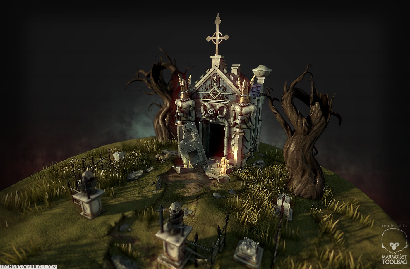 the spooky shrine leonardo carrion