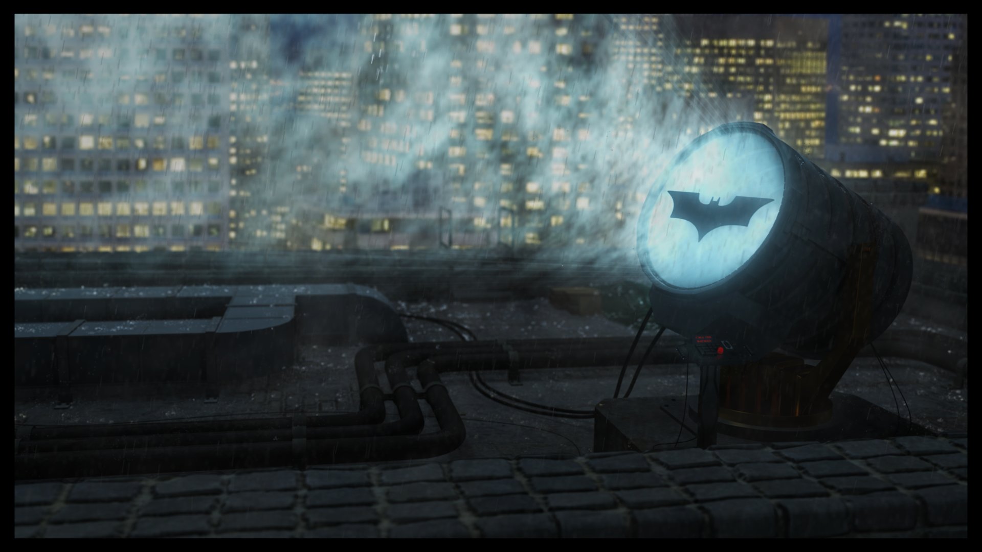 ArtStation - Gotham City PD Rooftop, Jordon Nelson