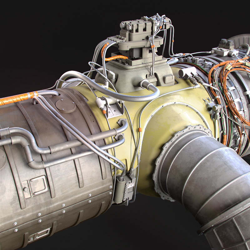Jet Engine Design -ZBrush 4R7 Beta