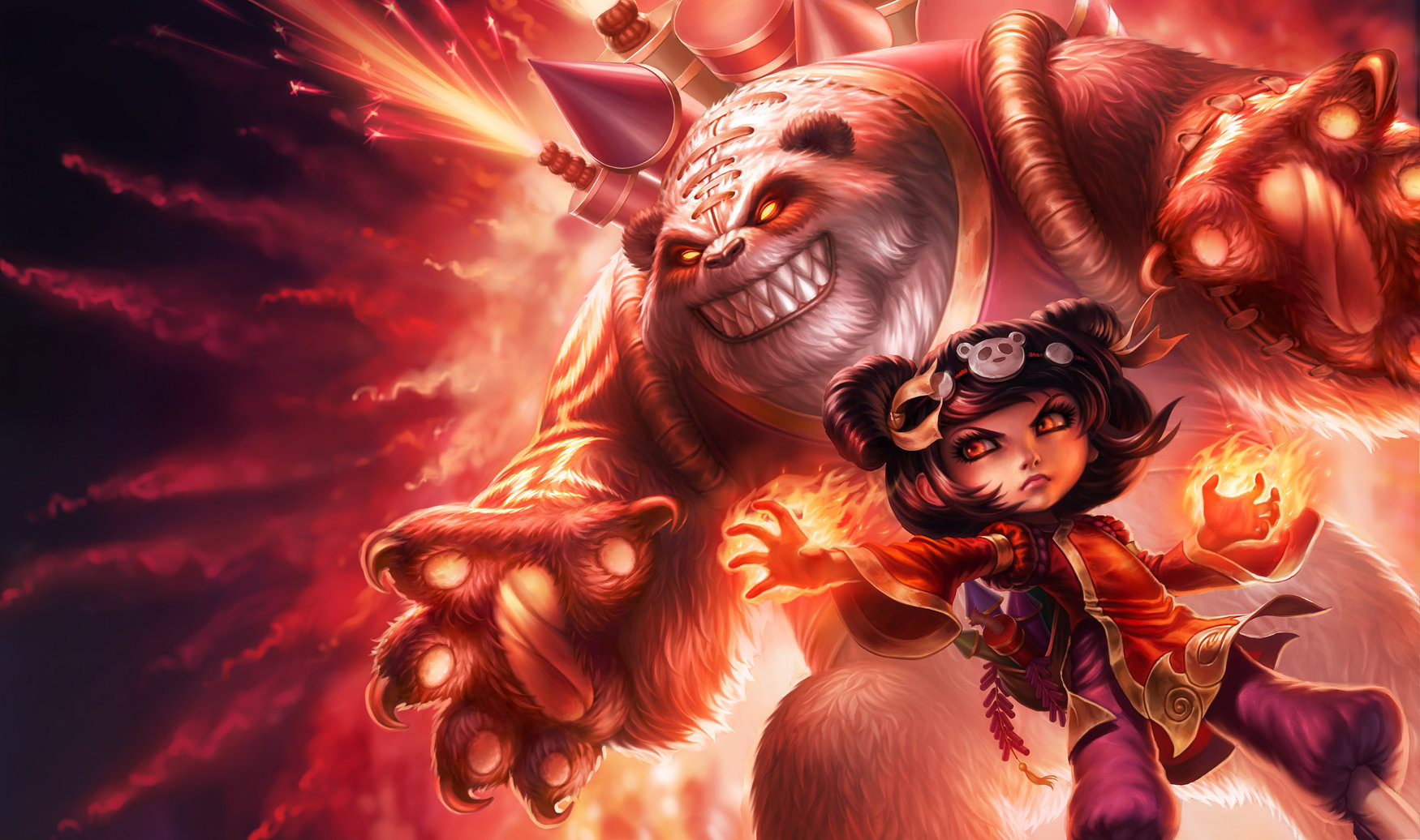 Artstation Panda Annie League Of Legends Michelle Hoefener