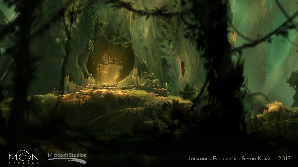 Ginso Tree Entrance - Concept by Johannes, Overpaint by me