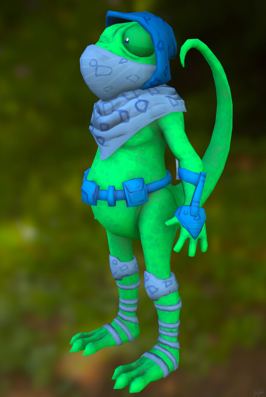 lizard character in frozen 2