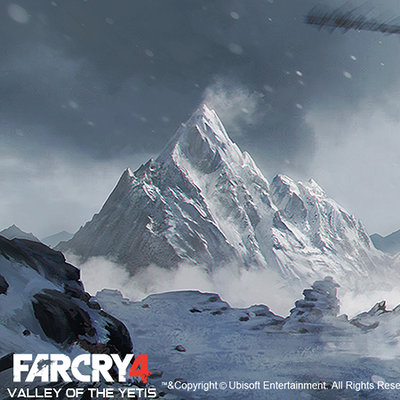 Xu zhang far cry 4 dlc valley of the yetis concept art by xuzhang 44
