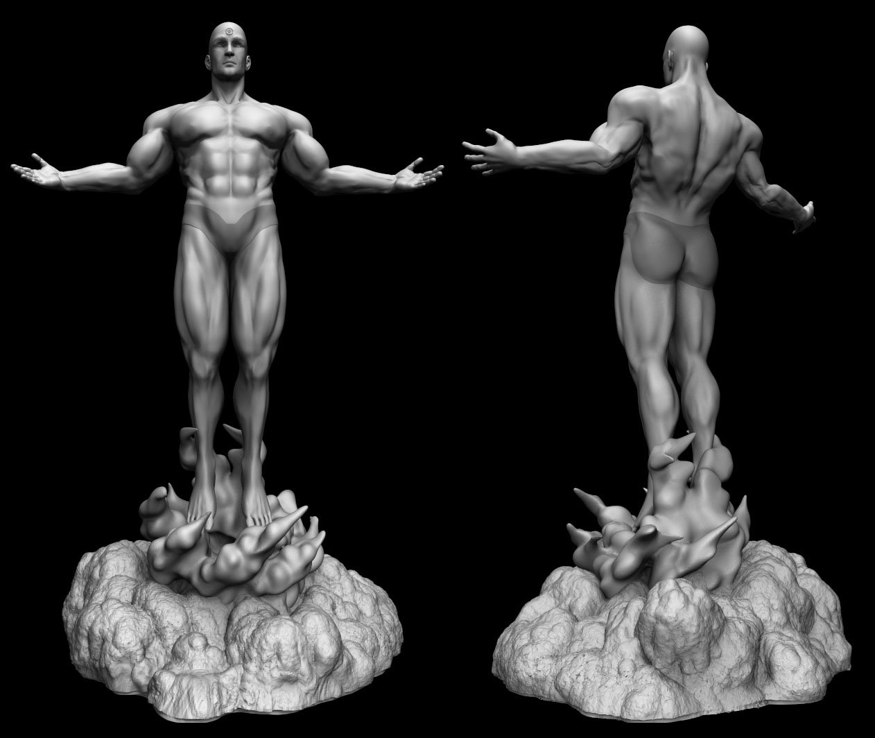 Artstation Dr Manhattan For 3d Print Frandy Jimenez