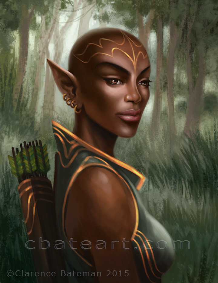 Artstation Black Elf Clarence Bateman