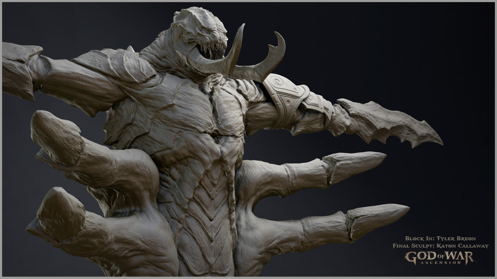 Artstation God Of War Ascension Sculpts Katon Callaway