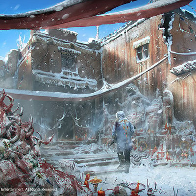 Xu zhang far cry 4 dlc valley of the yetis concept art by xuzhang 14