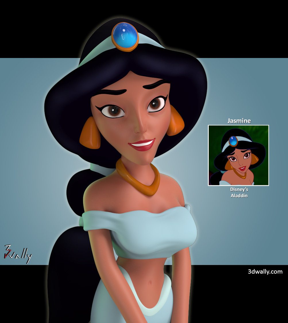 ArtStation - Jasmine, Disney's Aladdin