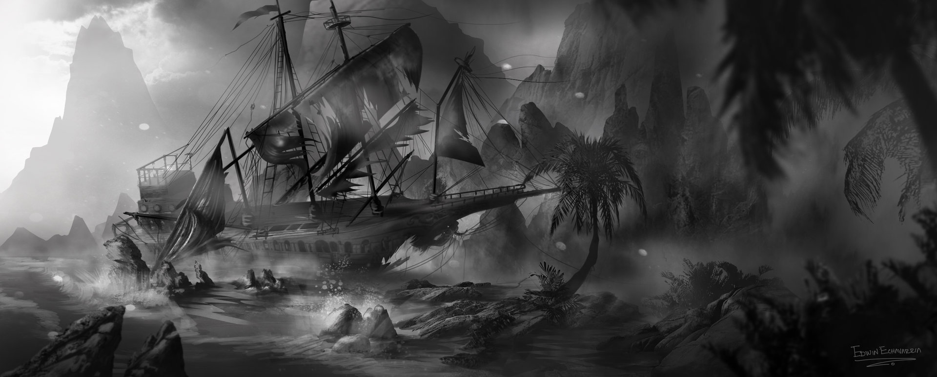ArtStation - shipwreck, Ed Echadi