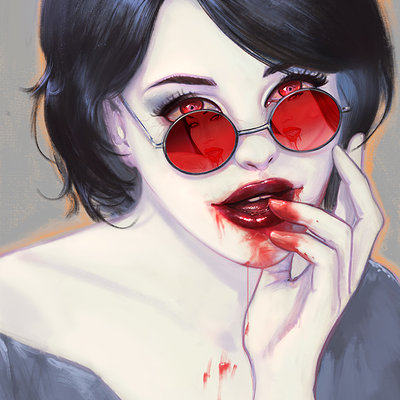 Vampire portrait