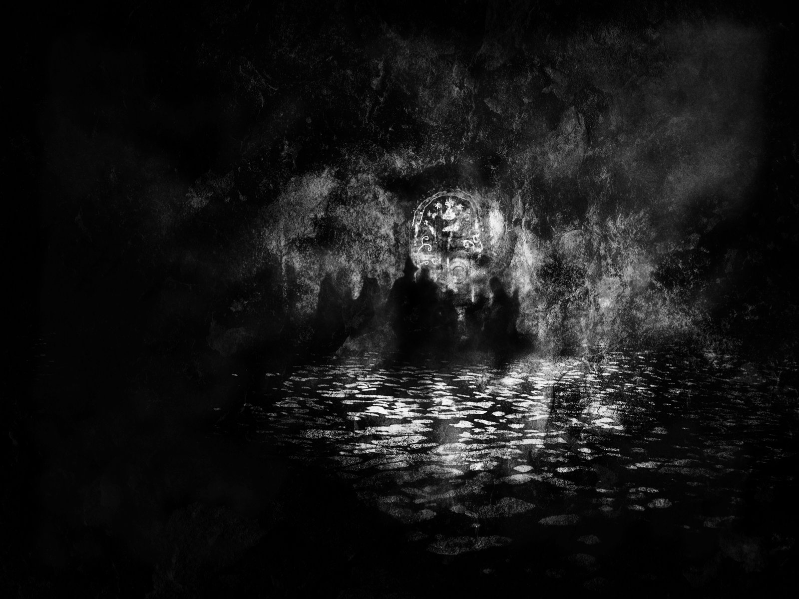 Artstation Riddle At The Door Monochrome Variation John Cockshaw