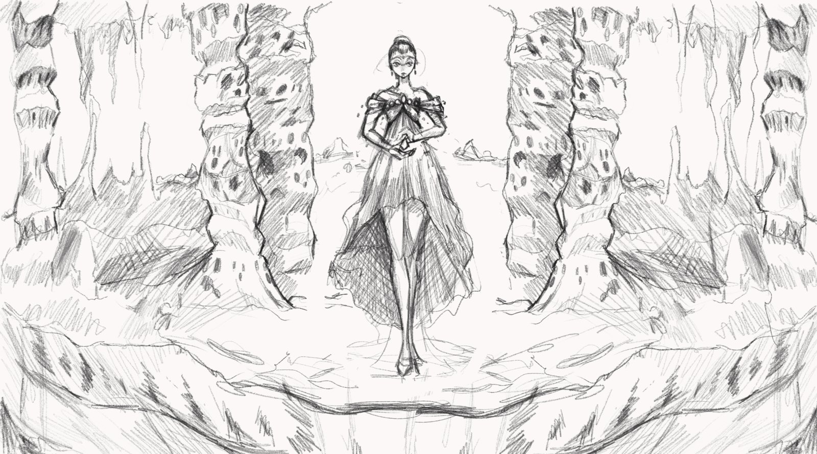 Storyboard featuring Persephone, a character not featured in the trailer