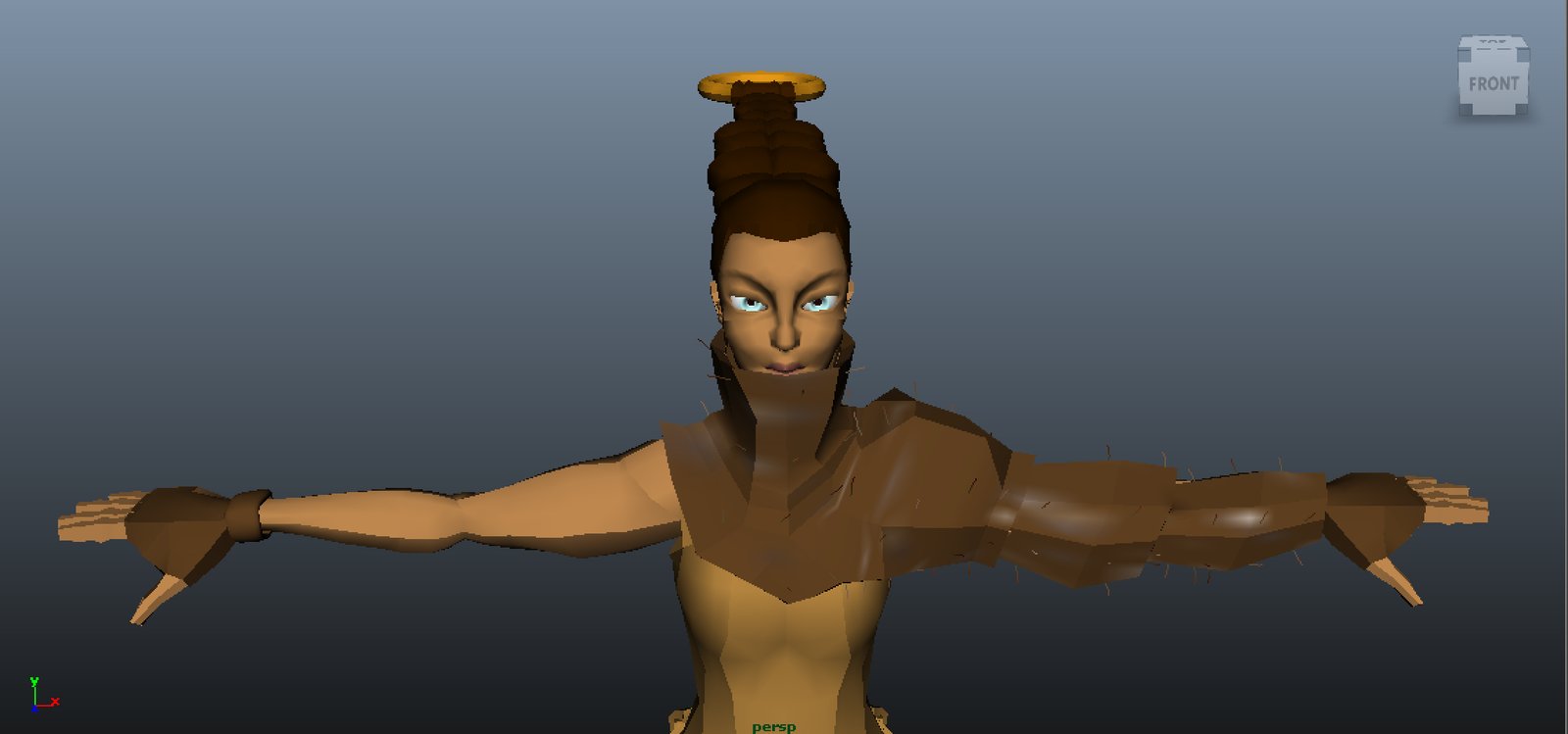 In-Progress Shot of Artemis model