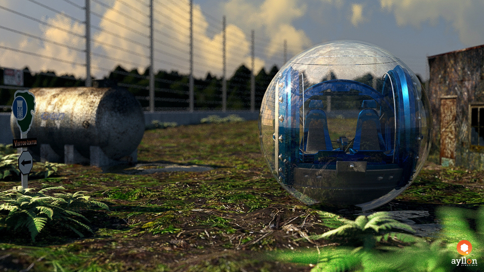 ArtStation Gyrosphere (Jurassic World project) ArtStation Gyrosphere (Jurassic World project)