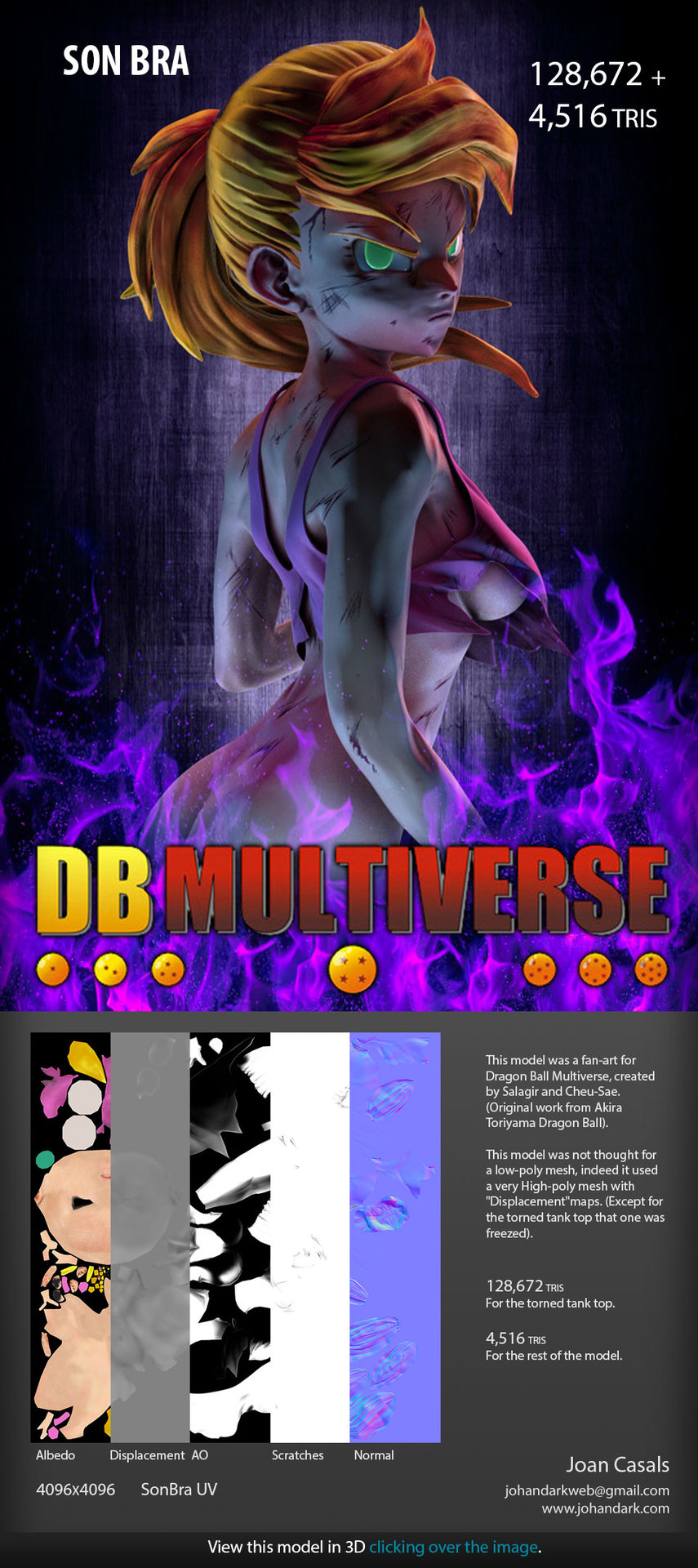 ArtStation - Son Bra - Dragon Ball Multiverse