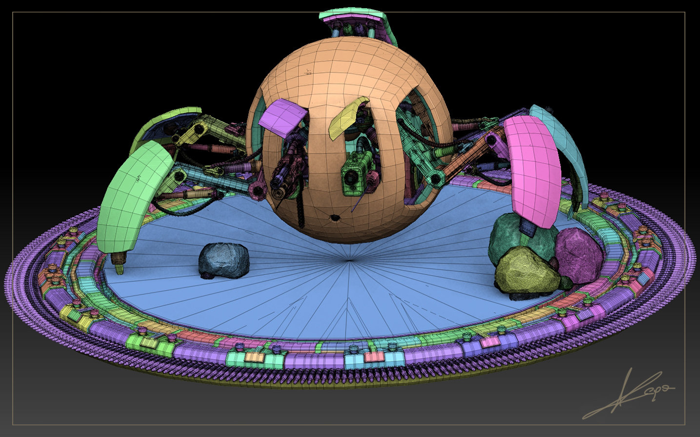 Konrad Rogowski RoboBall 3D Model