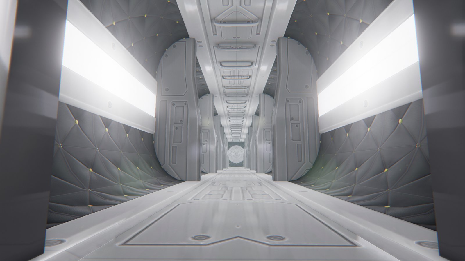 Artstation Sci Fi Corridor Unreal Engine 4 Lucas Lima