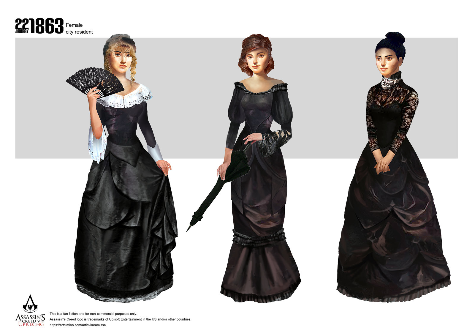 Design Challenge: AC V Uprising - Female city resident