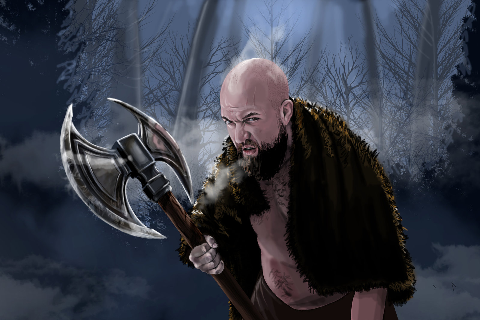 "Cold" Photoshop
