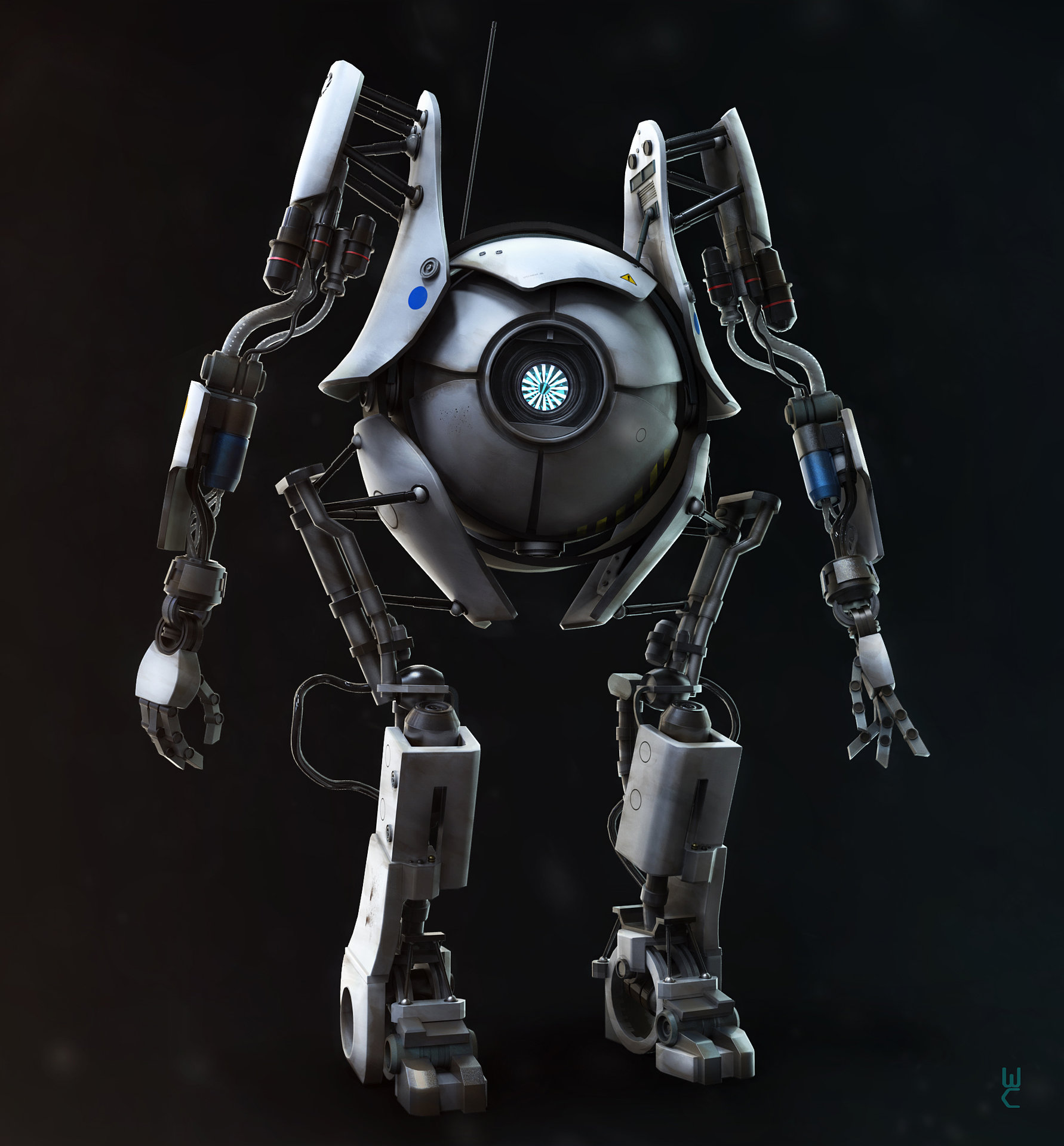 Portal 2 роботы атлас фото 25