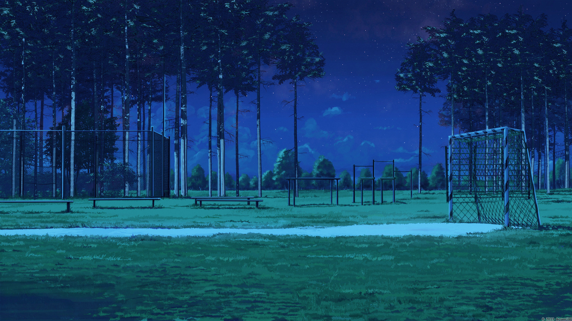 summer camp backgrounds arseniy chebynkin