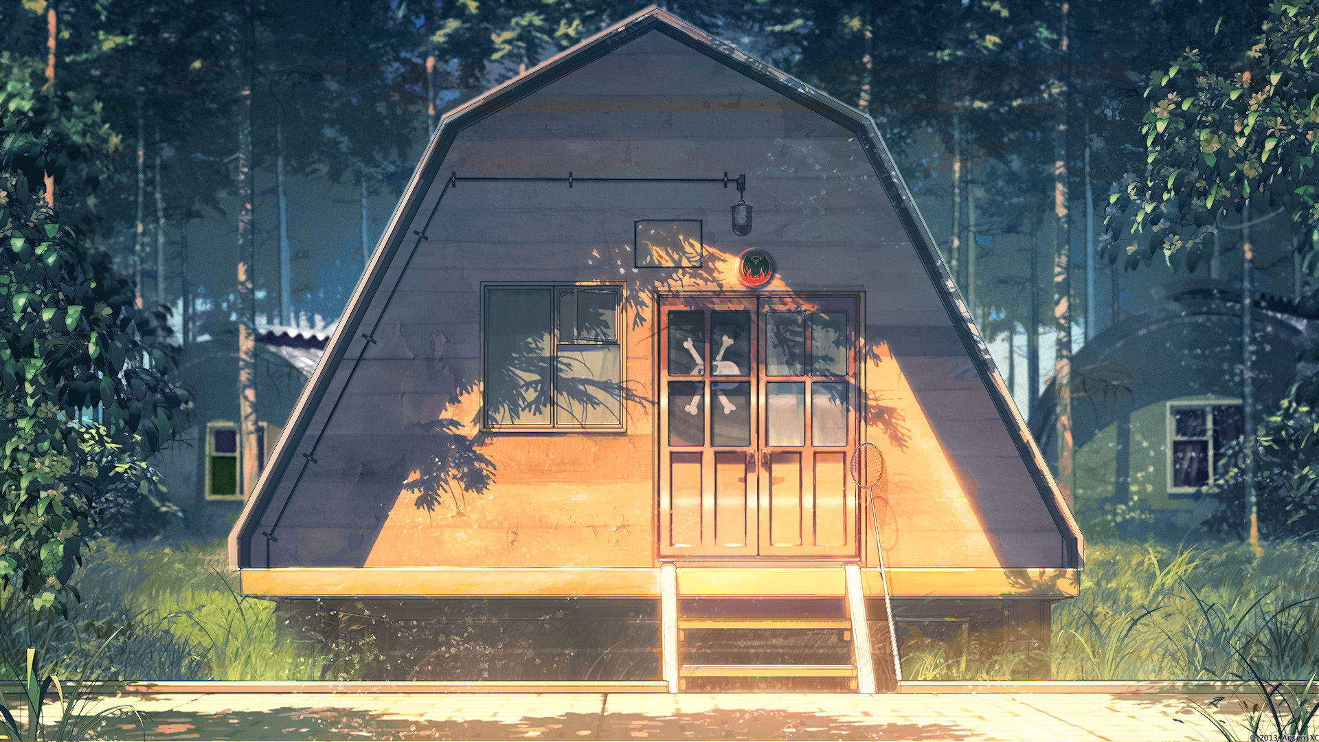 Artstation Summer Camp Backgrounds Arseniy Chebynkin