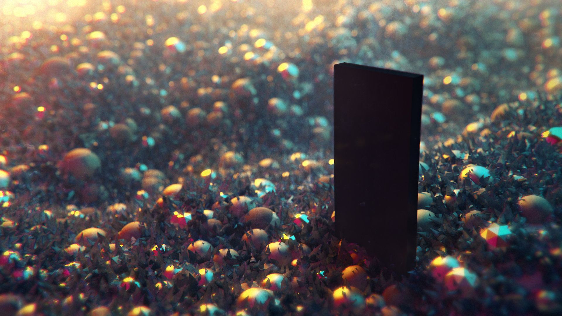 Artstation Shiny Monolith Thibault Houdon