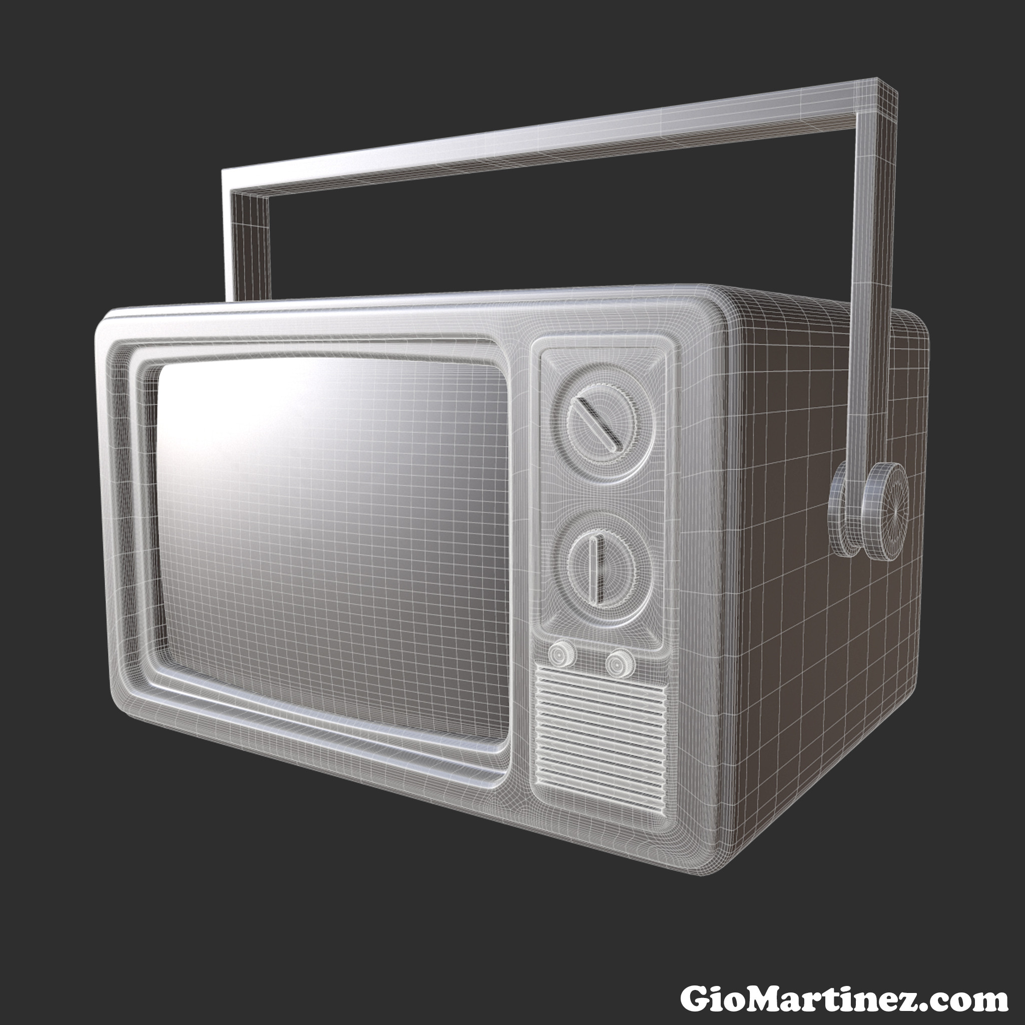 Giovanni Martinez - Old tv set (PBR)