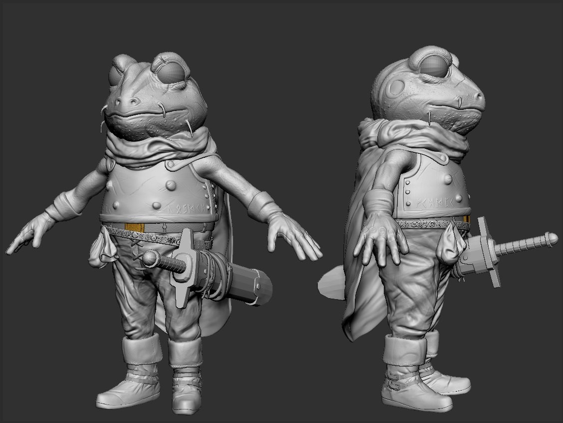 Artstation Chrono Trigger Frog Davi Theme