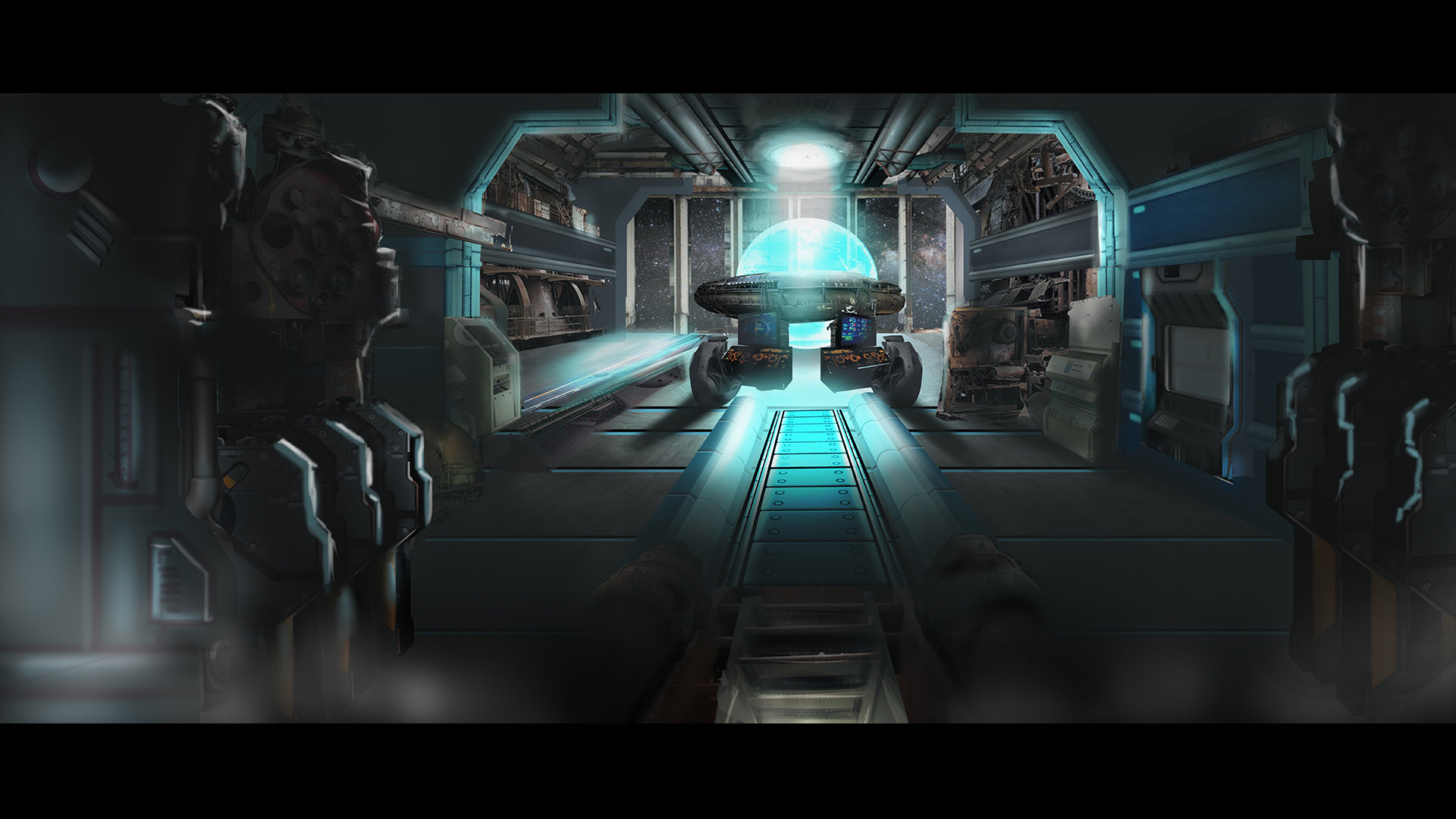 Steve Lam Mun Yeong Spaceship Cockpit Interior Design
