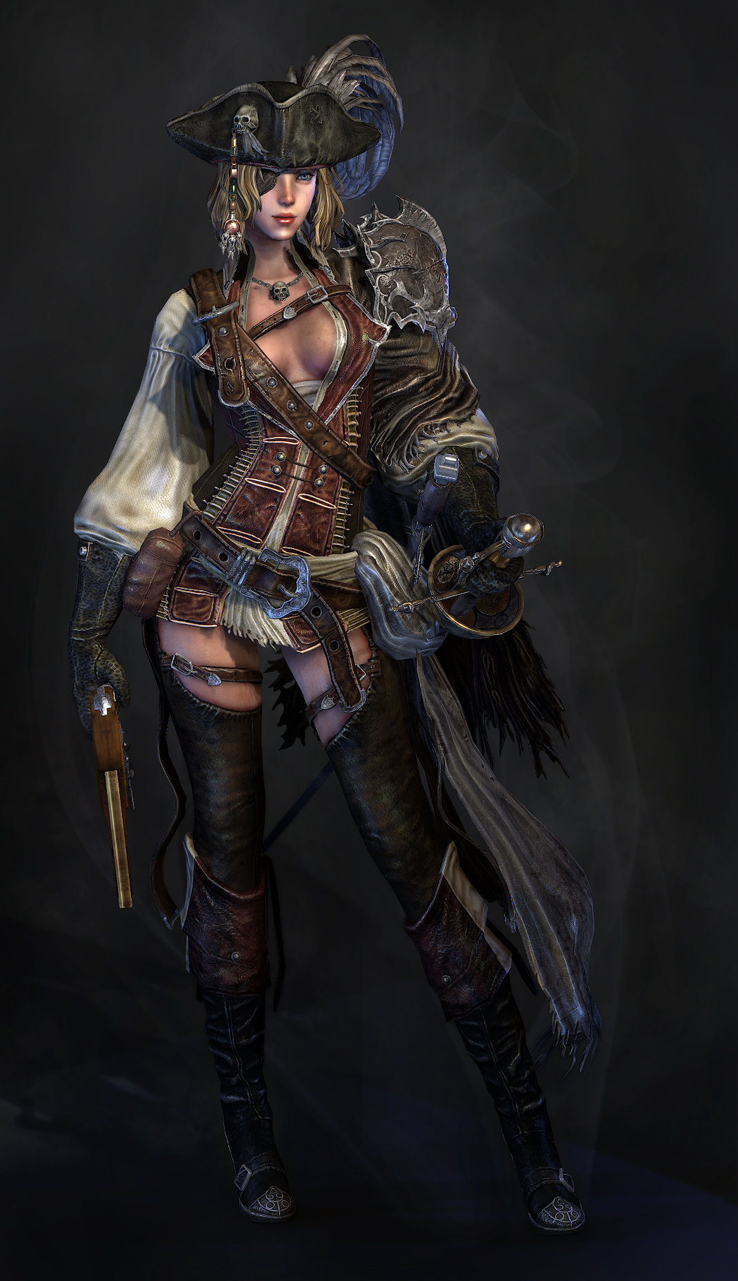 Artstation Pirate Female Lee Yong Hyun,Xsla 129